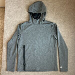 Greyson Men’s Sz M Cokato Lightweight Hoodie Smoke Heather Grey